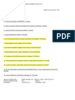 Examen de Primera Iniciación