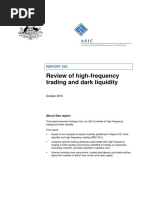 2015 - ASIC - Review of High-Frequency Trading and Dark Liquidity