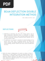 Beam Deflection by Double Integration Method