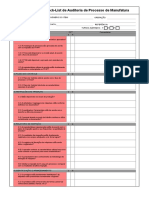 Check-List Auditoria Processo