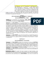 Documento Constitución de LIGA SUPER 8