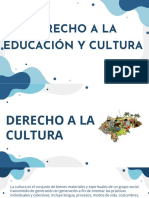 Derecho A La Educación y Cultura