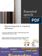 Reported Speech Explanation