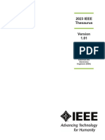 Ieee Thesaurus