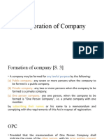 Incorporation