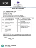 Report On The Result of The Midyear Assessment in Science