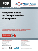 Foam Pump Operating and Maintenance Manual