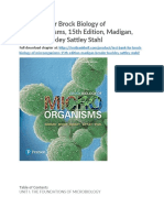 Test Bank For Brock Biology of Microorganisms 15th Edition Madigan Bender Buckley Sattley Stahl