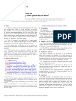 Modified Fouling Index (MFI-0.45) of Water: Standard Test Method For