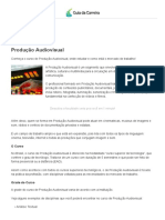 Curso de Produção Audiovisual