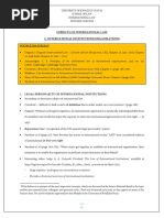 HC Subjects of International Law 2023 (1) (International Institutions) FINAL