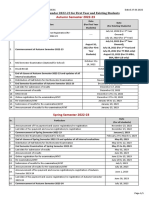 Academic Calendar 2022-23