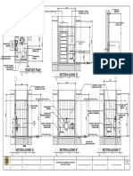 Section Along J" Toilet Key Plan Section Along D": B C D A