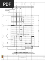 A B C D E F: Ground Floor Roof Framing Plan (Parking Area)