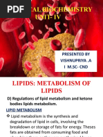 CB - Unit4 - Regulation of Lipid Metabolism and Ketone Bodies