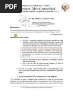 Instrumento # 2... para El Retiro Espiritual de Mayo 2023