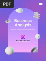 Business Analysis Hands-On Training Program-1