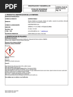 MSDS - Shampoo de Muebles Frotex