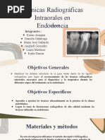 Técnicas Radiográficas Intraorales Usadas en La Endodoncia