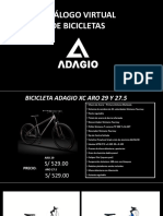 Catalogo de Bicicletas Adagio