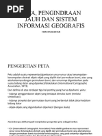 Peta, Pengindraan Jauh Dan Sistem Informasi Geografis