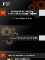 Reflection On Learning - HGP