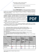 Evaluare Initiala VIII RELIGIE