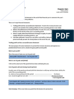 Financial Statements Handout - SA