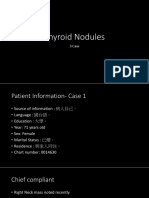 Thyroid Nodule Management and Evaluation