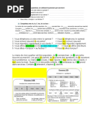 Grammaire Vocabulaire François A2 4