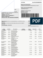 Factura: Código Principal Cantidad Descripción Detalles Adicionales Precio Unitario Descuento Total