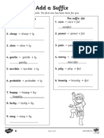 Adding A Suffix Differentiated Worksheets