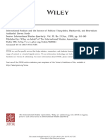 Forde International Realism and The Science of Politics Thucydides Machiavelli and Neorealism