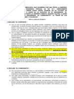 Contrato de Comisión Mercantil