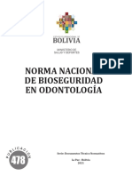 Norma Nacional de Bioseguridad en Odontología: Icaci