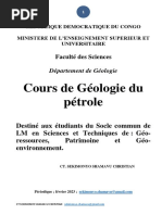 CT Sekimonyo Shamavu Cours de Geologie Du Petrole