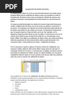 Validación de Datos en Excel