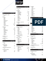 AA Lighting Catalogue Index