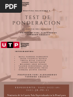 Test de Ponderacion