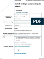 Examen (AAB02) Cuestionario 2humanismo Verifique Su Aprendizaje de Las Unidades Estudiadas