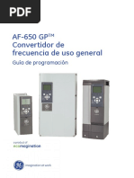 AF-650 GP TM Convertidor de Frecuencia de Uso General. Guía de Programación