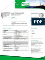 6-GFM Series: Valve-Regulated Lead-Acid Battery 6-GFM-150