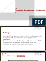 1.5. Tautología Contradicción Contingencia