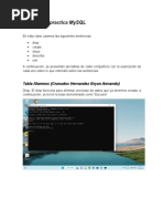 Reporte de Practica MySQL