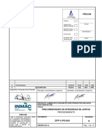 CFP-V-PO-004 Precomisionado de Integridad de Juntas Rev. A