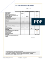 Structure Décompte de Salaire