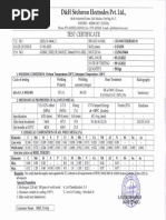 S6cheron Electrodes PVT.: Certificate