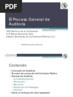 Proceso de Auditoria