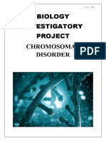 Biology Investigatory Project Chromosoma