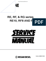 UD TRUCKS Engine RE, RF, & RG Series RE10, RF8 and RG8 Service Repair Manual